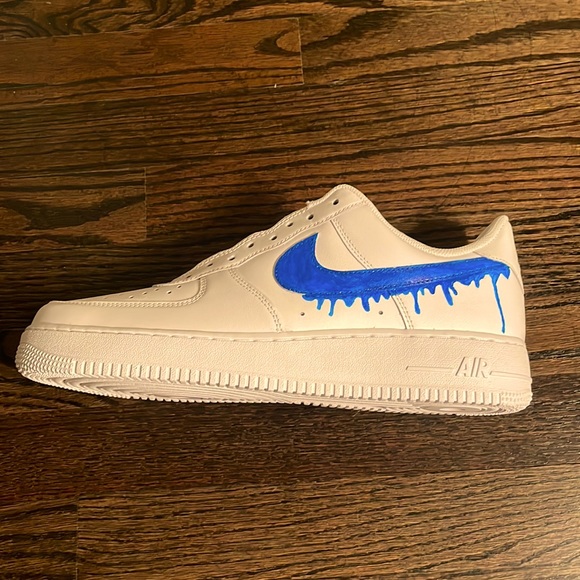 Nike Shoes Nike Air Force Paint Drip Poshmark